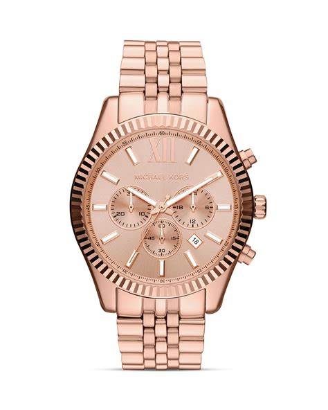 michael kors watch rose gold amazon|rose gold mk watch men.